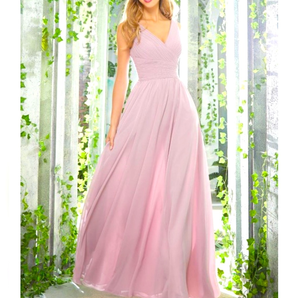 Morilee 21621 Draped V Neck Bridesmaid Dress Mint